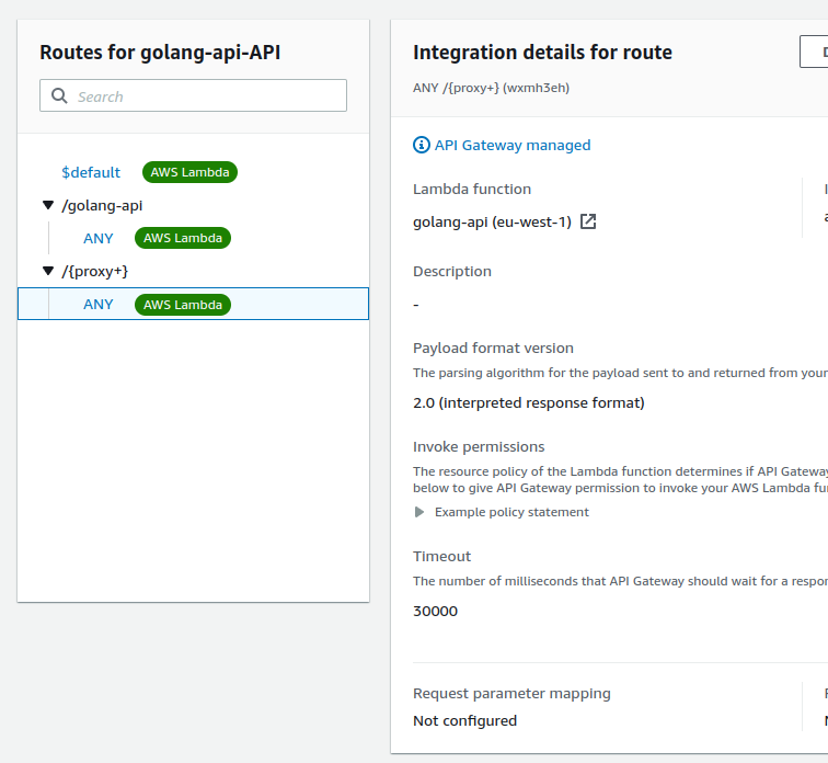 The proxy route and its integration