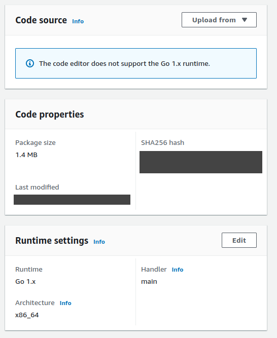 Upload and configure the function